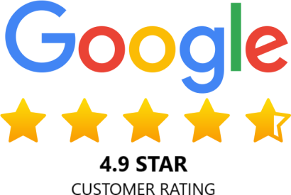 Google 4.9 star customer rating